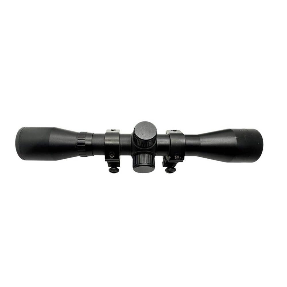 4x32 Compact Rifle Scope With Nitrogen Gas Port & Mounting Rings - Picture 5 of 15